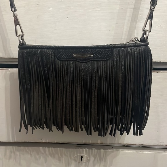 NEW! HTF Rebecca Minkoff FRINGE Crossbody!🖤 - Picture 8 of 10